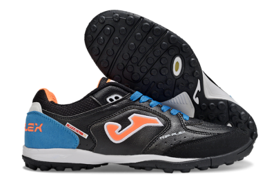 Men's Joma Top Flex TF Football Shoes - Black/Red/Blue