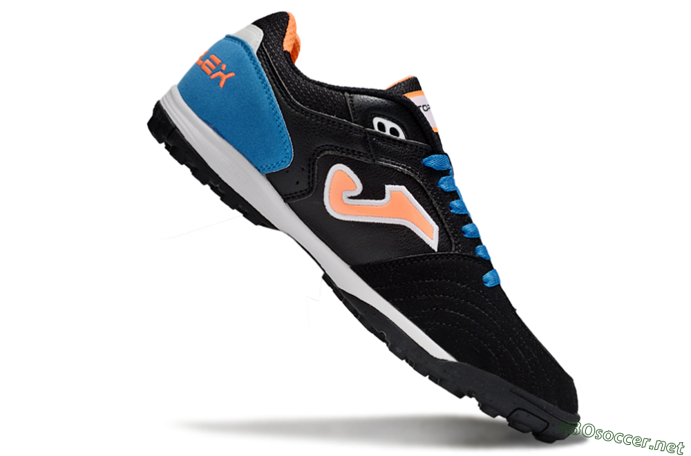 Men's Joma Top Flex TF Football Shoes - Black/Red/Blue 4