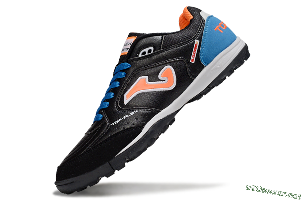 Men's Joma Top Flex TF Football Shoes - Black/Red/Blue 5