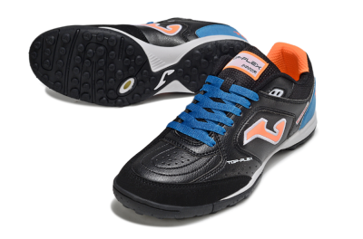 Men's Joma Top Flex TF Football Shoes - Black/Red/Blue