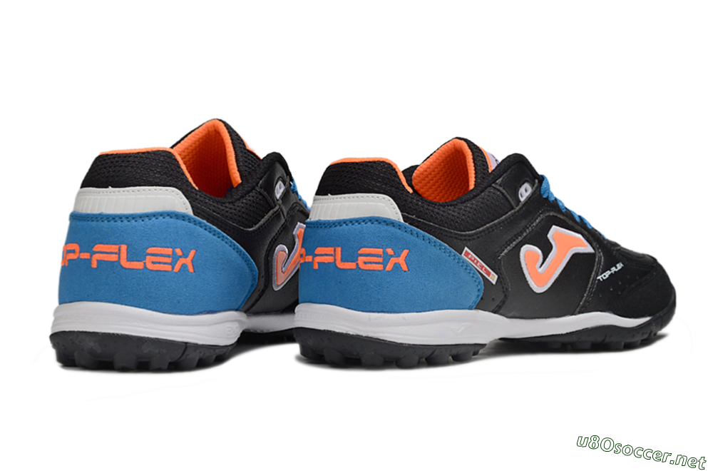 Men's Joma Top Flex TF Football Shoes - Black/Red/Blue 6