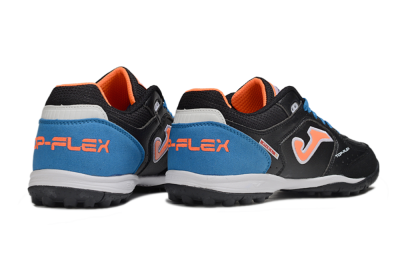 Men's Joma Top Flex TF Football Shoes - Black/Red/Blue