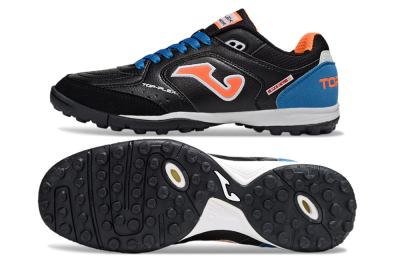 Men's Joma Top Flex TF Football Shoes - Black/Red/Blue