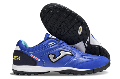 Men's Joma Top Flex TF Football Shoes - Blue/Black/Silver