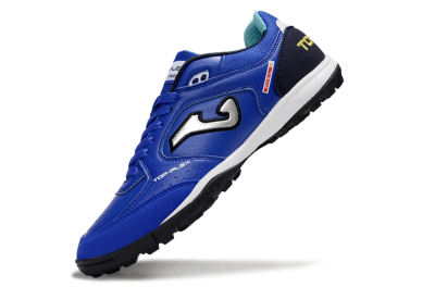 Men's Joma Top Flex TF Football Shoes - Blue/Black/Silver