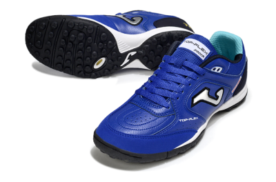 Men's Joma Top Flex TF Football Shoes - Blue/Black/Silver