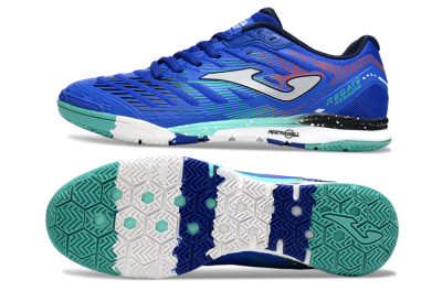 Men's Joma Top Flex IC Football Shoes - Blue/Jade/Red