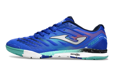 Men's Joma Top Flex IC Football Shoes - Blue/Jade/Red
