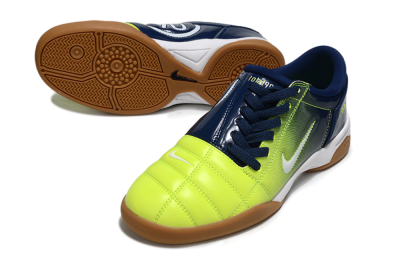 Men's Nike Total 90 III IC Football Shoes - Yellow/White/Blue