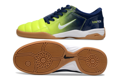Men's Nike Total 90 III IC Football Shoes - Yellow/White/Blue