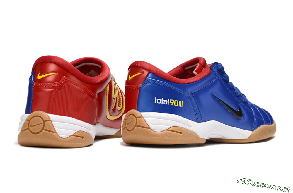 Men's Nike Total 90 III IC Football Shoes - Blue/Black/Red 6