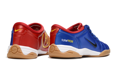 Men's Nike Total 90 III IC Football Shoes - Blue/Black/Red