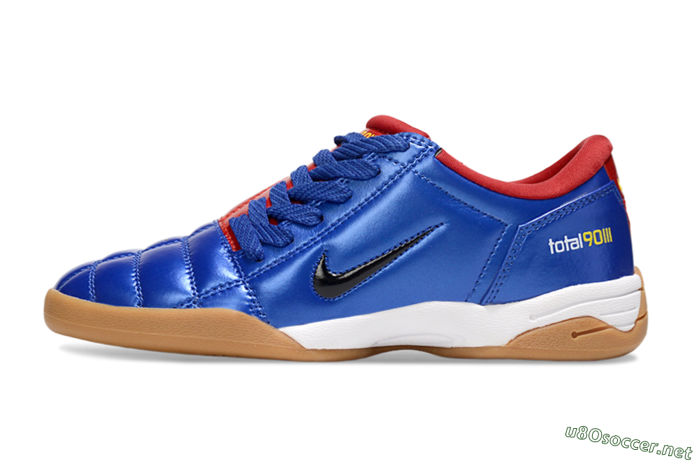 Men's Nike Total 90 III IC Football Shoes - Blue/Black/Red 0