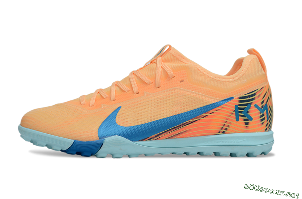 Unisex Nike Air Zoom Mercurial Vapor 16 Pro TF Football Shoes - Orange/Blue/Jade 0