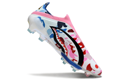 Men's Adidas F50+ Elite Lightstrike Laceless FG Football Boots - Pink/Red/Blue