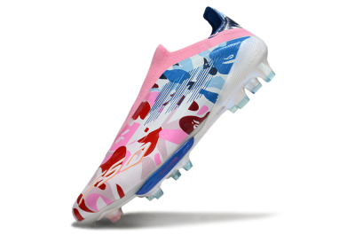 Men's Adidas F50+ Elite Lightstrike Laceless FG Football Boots - Pink/Red/Blue
