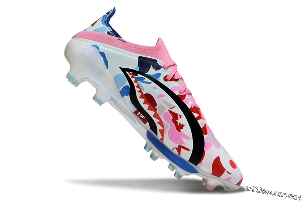 Men's Adidas F50+ Elite Lightstrike Pro FG Football Boots - Pink/Red/Blue 4