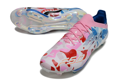 Men's Adidas F50+ Elite Lightstrike Pro FG Football Boots - Pink/Red/Blue