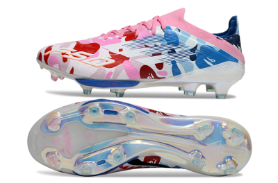 Men's Adidas F50+ Elite Lightstrike Pro FG Football Boots - Pink/Red/Blue