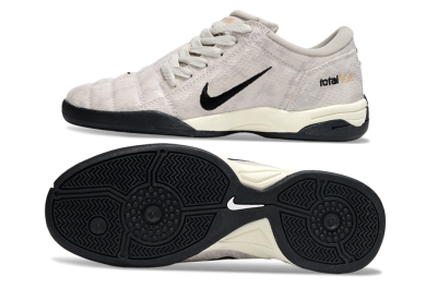 Men's Nike Total 90 III IC Football Shoes - Grey/Black/White