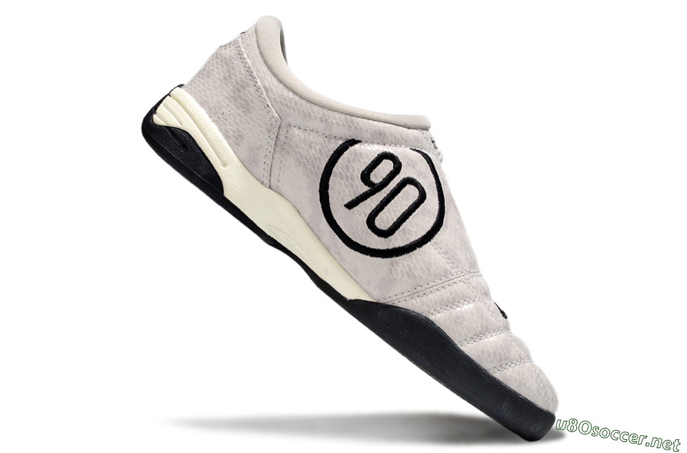 Men's Nike Total 90 III IC Football Shoes - Grey/Black/White 4