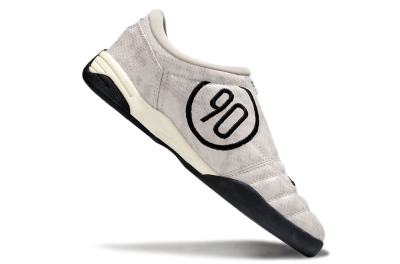 Men's Nike Total 90 III IC Football Shoes - Grey/Black/White