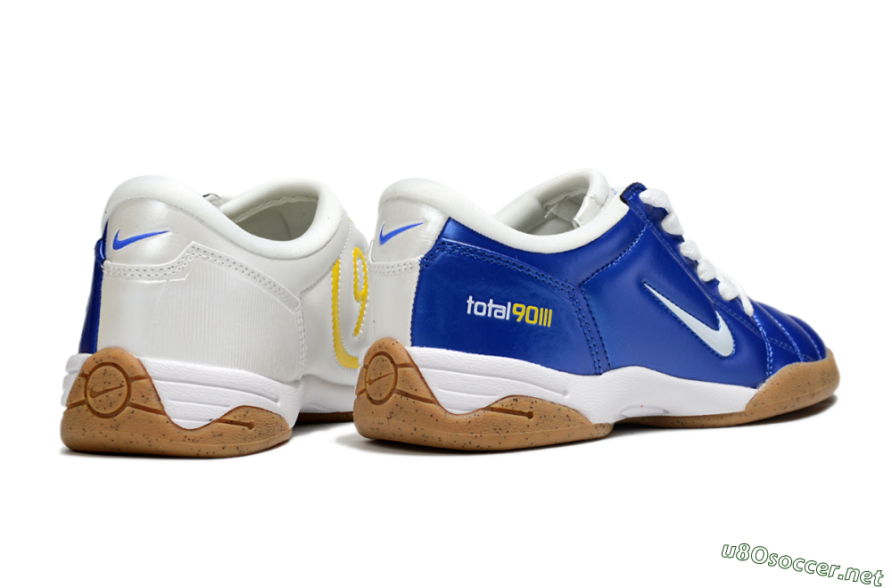 Men's Nike Total 90 III IC Football Shoes - Blue/White/Brown 6