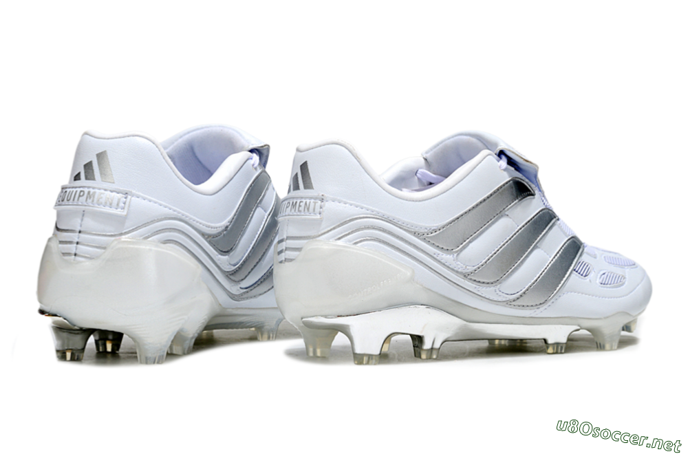 Men's Adidas Predator Precision Elite Foldover Tongue FG Football Boots - Beige/White/Silver 6