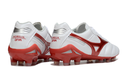Men's Mizuno Morelia 2 FG Football Boots - White/Red