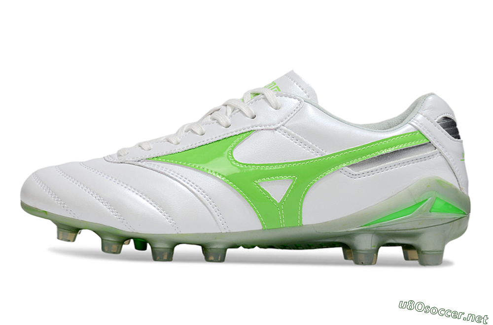 Men's Mizuno Morelia 2 FG Football Boots - White/Yellow 0