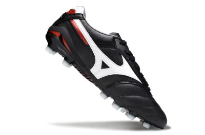 Men's Mizuno Morelia 2 FG Football Boots - Black/White/Red