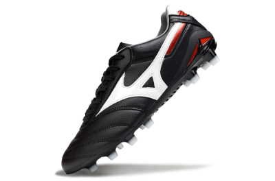 Men's Mizuno Morelia 2 FG Football Boots - Black/White/Red