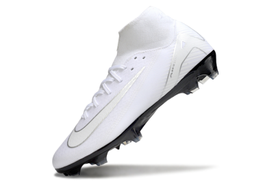 Men's Nike Air Zoom Mercurial Superfly 10 Academy FG Football Boots - White/Silver/Black
