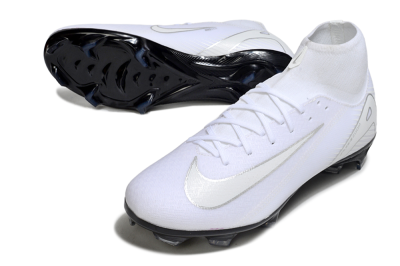 Men's Nike Air Zoom Mercurial Superfly 10 Academy FG Football Boots - White/Silver/Black
