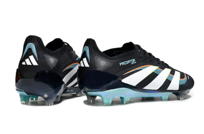 Men's Adidas Predator 25 Elite FG Football Boots - Black/White/Jade