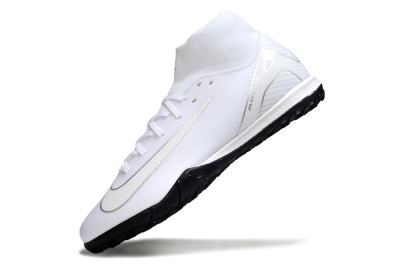 Men's Nike Air Zoom Mercurial Superfly 10 Academy TF Football Shoes - White/Silver/Black