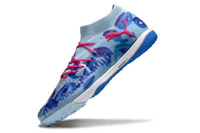 Men's Puma Future 8 Ultimate TF Football Shoes - Blue/Pink/White