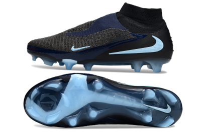 Men's Nike Phantom 6 Elite High FG Football Boots - Silver/White/Black