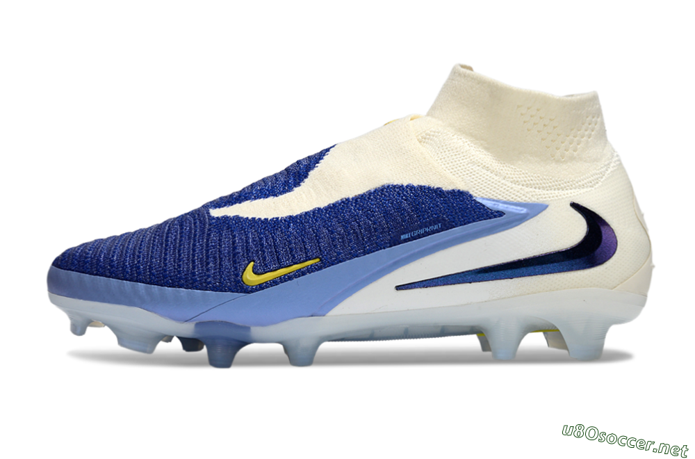 Unisex Nike Phantom 6 Elite FG Football Boots - Blue/White/Black 0