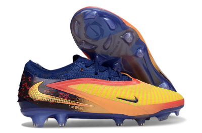 Men's Nike Phantom 6 Elite Low FG Football Boots - Yellow/Red/Blue/Gold