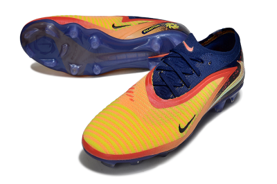 Men's Nike Phantom 6 Elite Low FG Football Boots - Yellow/Red/Blue/Gold