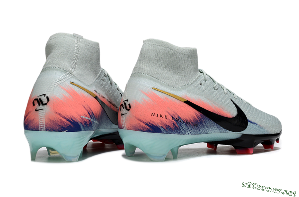 Men's Nike Air Zoom Mercurial Superfly 10 Elite FG Football Boots - Jade/Black/Pink 6