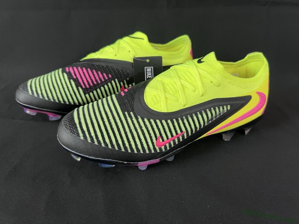 Unisex Nike Phantom 6 Elite Low FG Football Boots - Yellow/Black/Pink