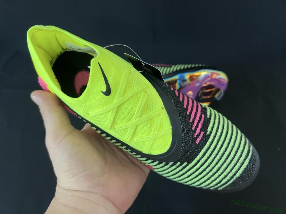 Unisex Nike Phantom 6 Elite Low FG Football Boots - Yellow/Black/Pink