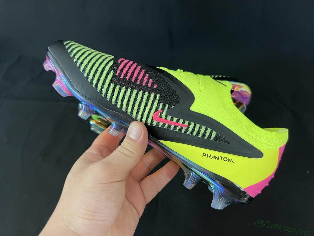 Unisex Nike Phantom 6 Elite Low FG Football Boots - Yellow/Black/Pink
