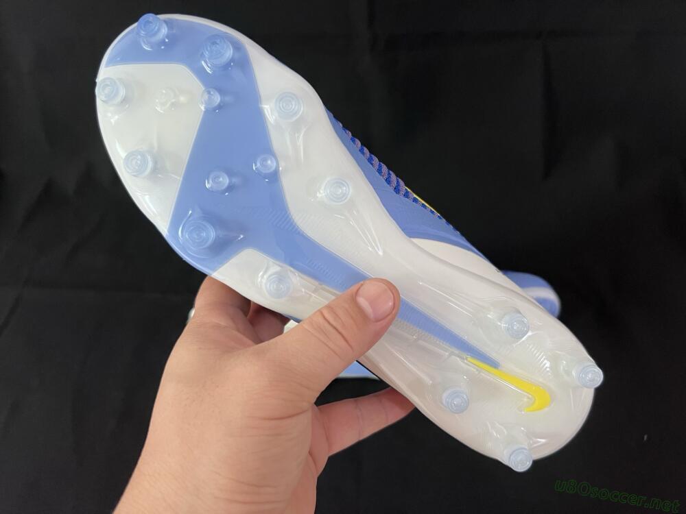 Unisex Nike Phantom 6 Elite Low FG Football Boots - Blue/White/Yellow