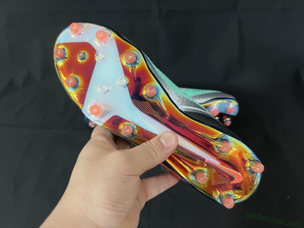 Unisex Nike Phantom 6 Low Elite AG Football Boots - Jade/Black/Silver