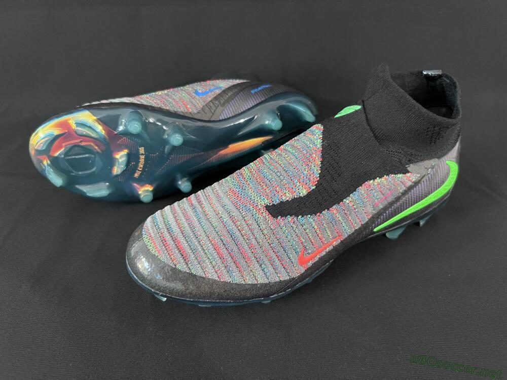 Unisex Nike Phantom 6 Elite FG Football Boots - Black/Yellow/Red