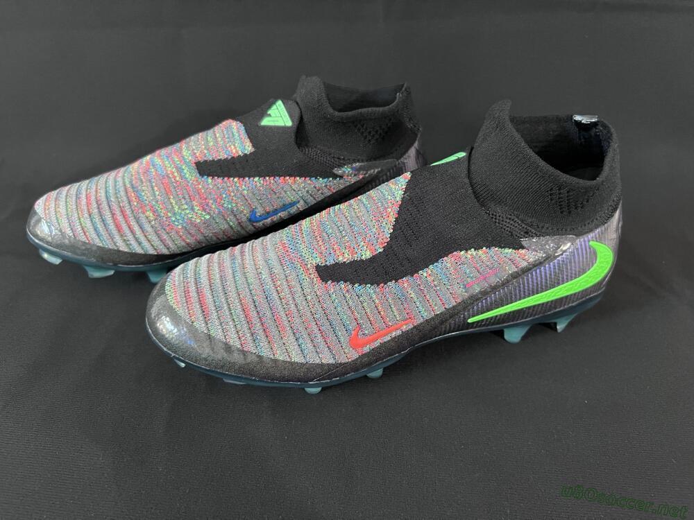 Unisex Nike Phantom 6 Elite FG Football Boots - Black/Yellow/Red