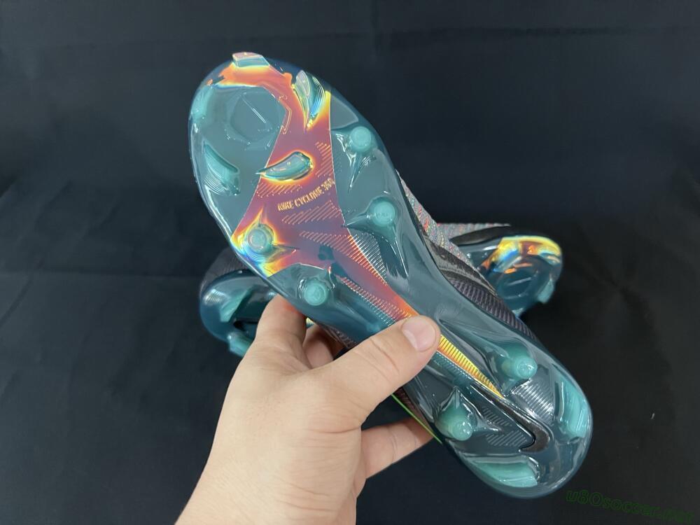 Unisex Nike Phantom 6 Elite FG Football Boots - Black/Yellow/Red